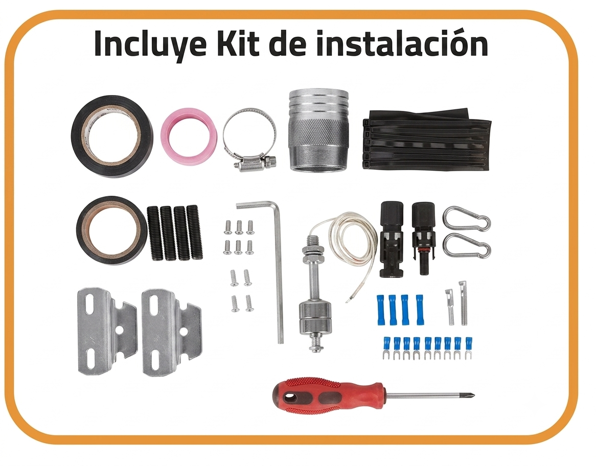 Kit de instalación incluido