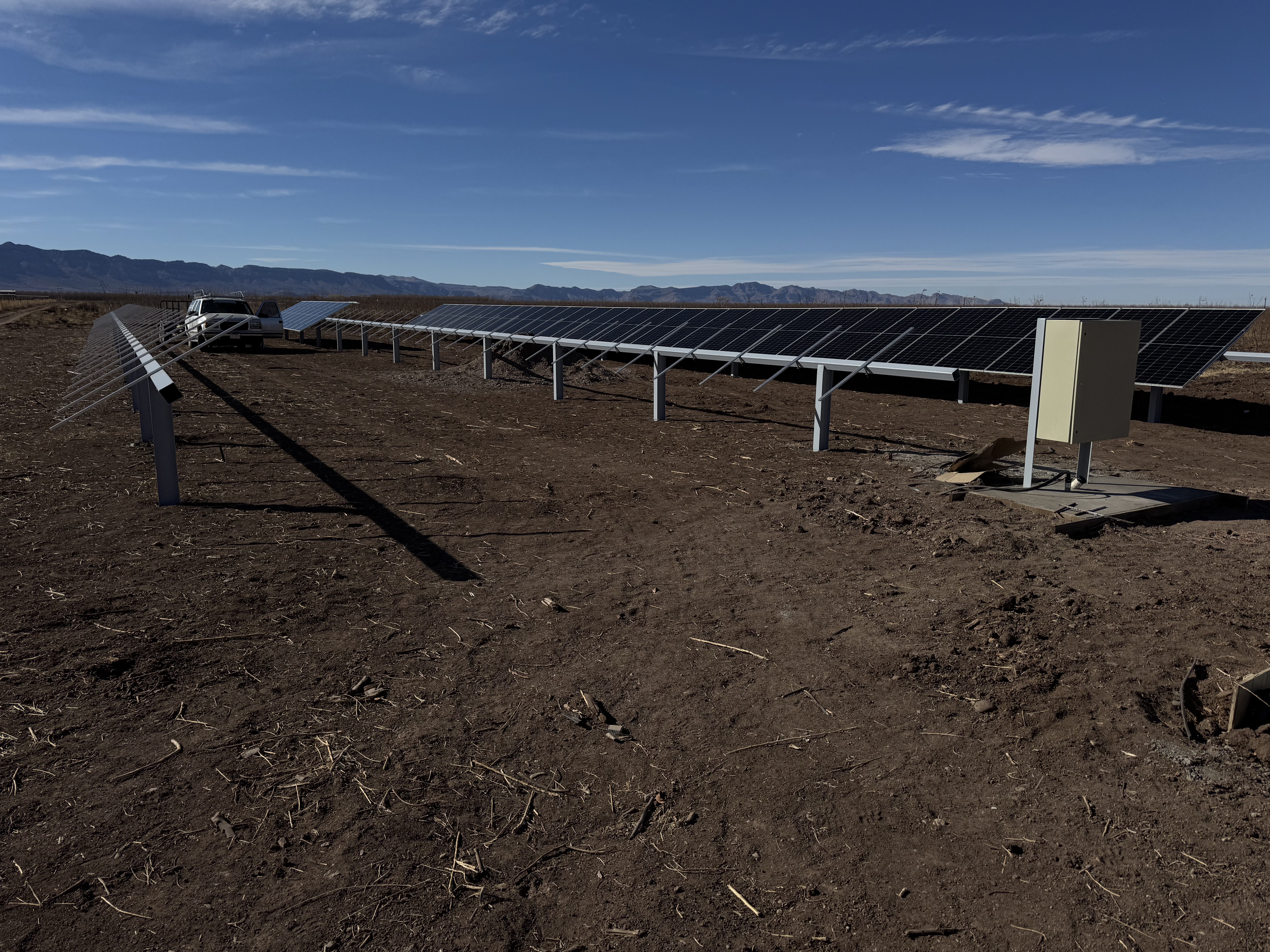 Gabinete del controlador alemán LORENTZ para bombeo solar de gran escala en Colonia LeBarón