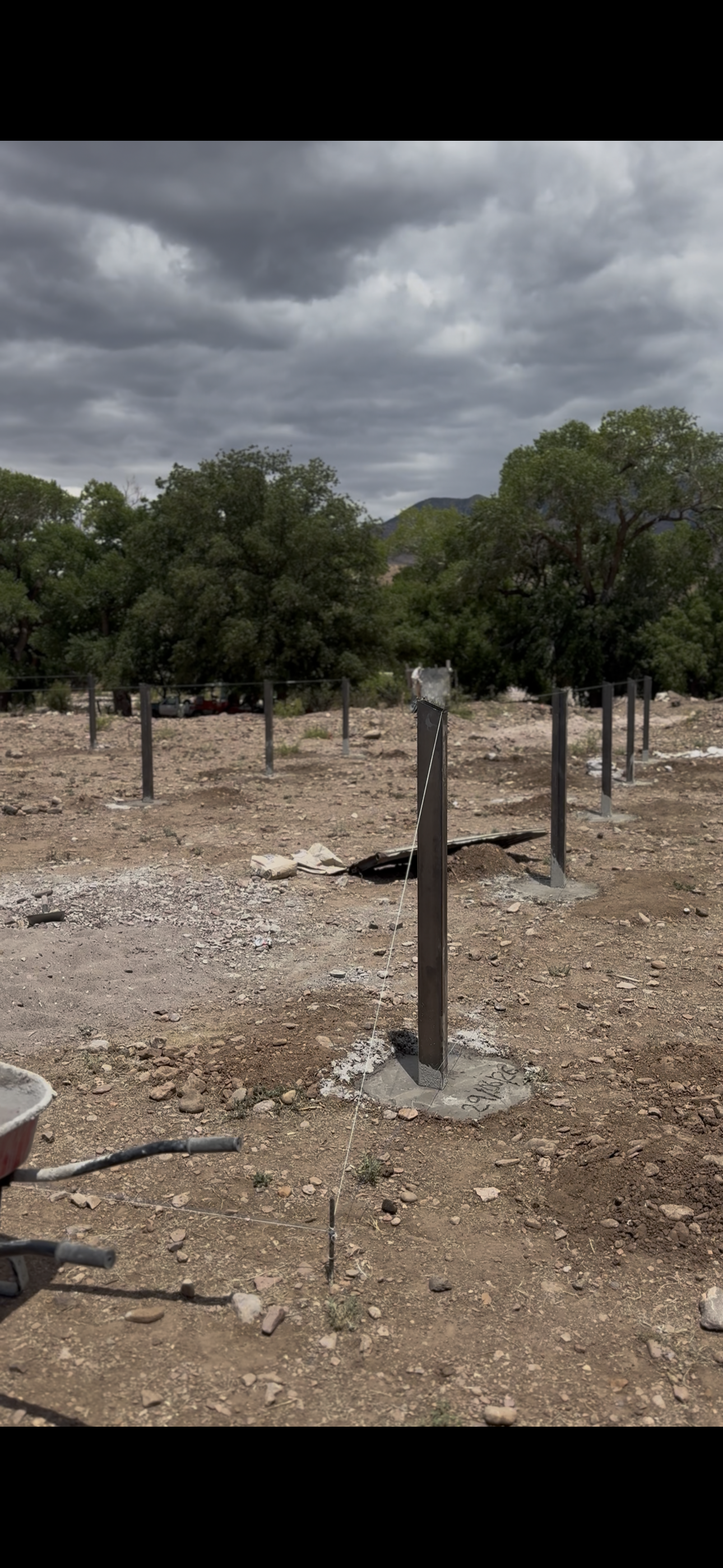 Estructura de montaje del arreglo fotovoltaico bifacial del Proyecto Mata Ortiz de BOSOL